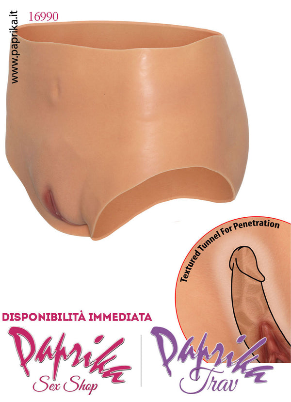 Vagina Sgambata Trav Penetrabile Indossabile Silicone Ultra Realistico