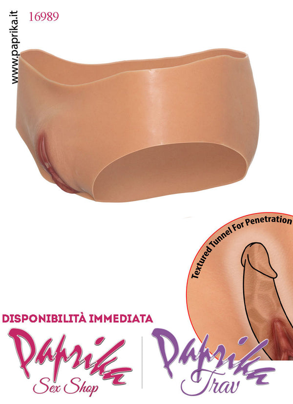 Vagina Vita Bassa Trav Penetrabile Indossabile Silicone Ultra Realistico