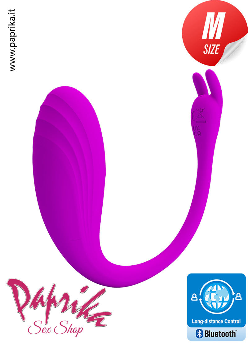 Ovulo Vaginale Vibrante Ø 30 App Control Codino Orecchie