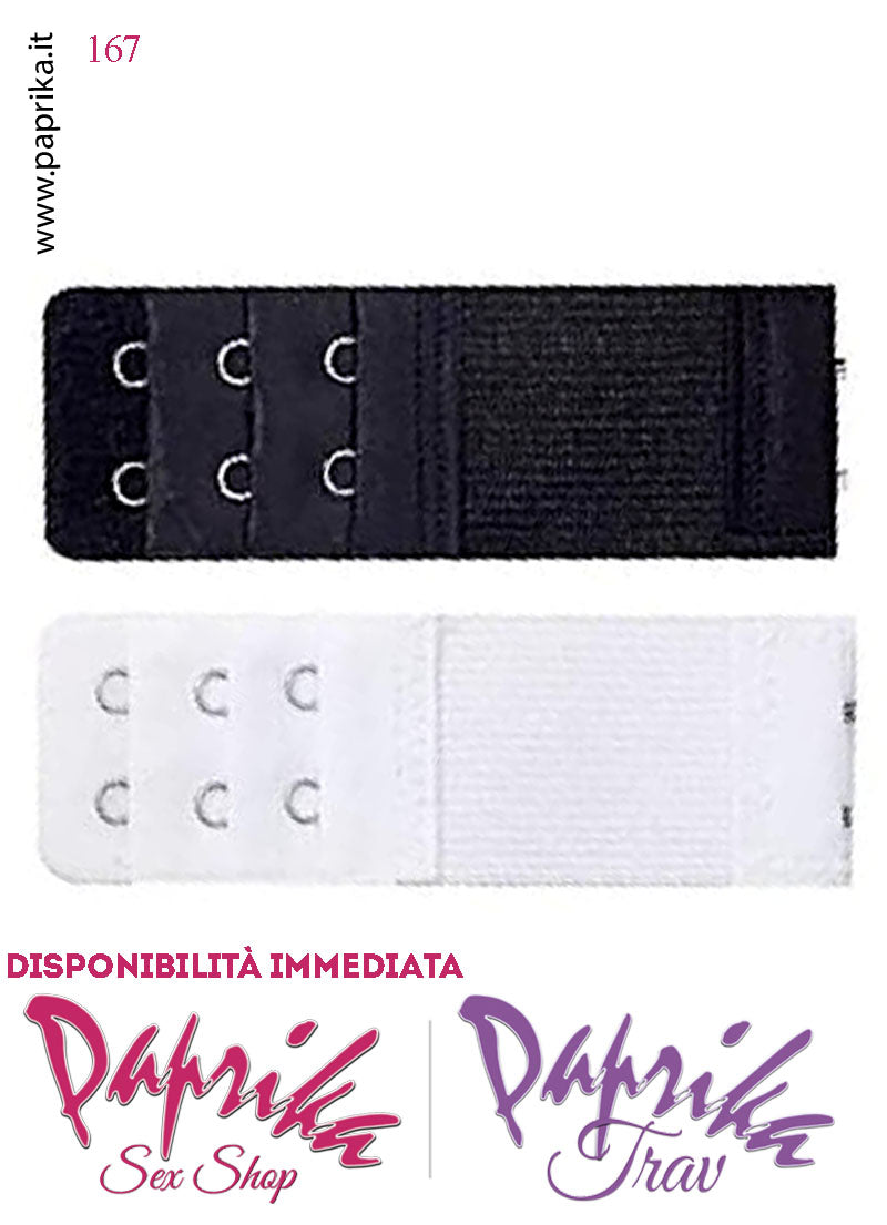 Prolunghe Allungamento Reggiseno Elastiche 3 Gancetti