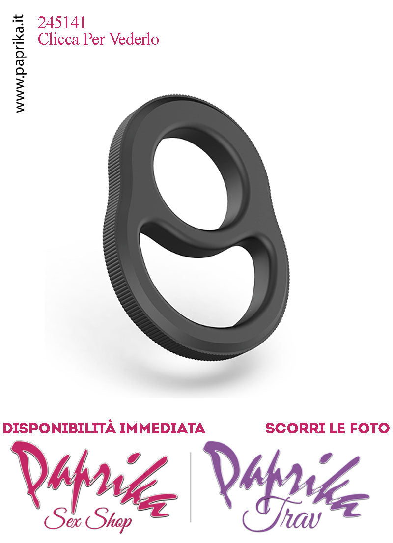 Anello Fallico Doppio Ritardante e Mantenimento Erezione Silicone Elasticizzato