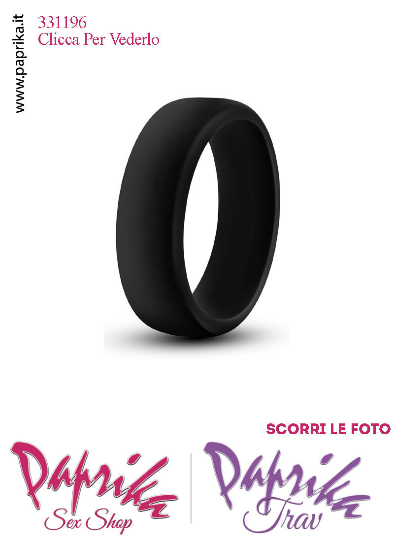 Anello Fallico Piatto Elasticizzato Ritardante e Mantenimento Erezione