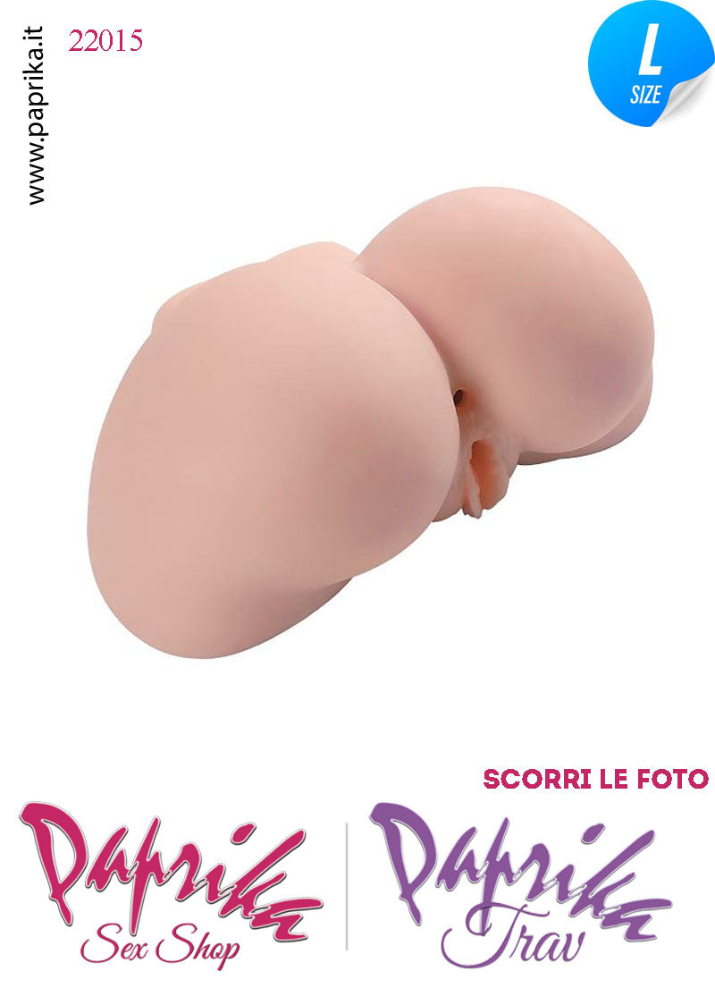Vagina & Ano Masturbatore Pecorina Non Vibrante Realistica 20 cm