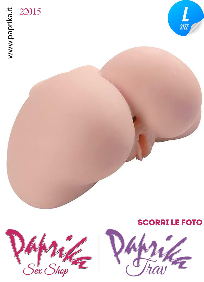 Vagina & Ano Masturbatore Pecorina Non Vibrante Realistica 20 cm