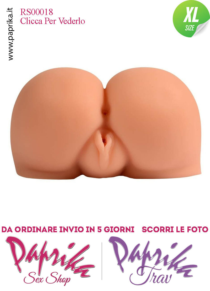 Vagina & Ano Masturbatore Pecorina Non Vibrante Realistica 27 cm