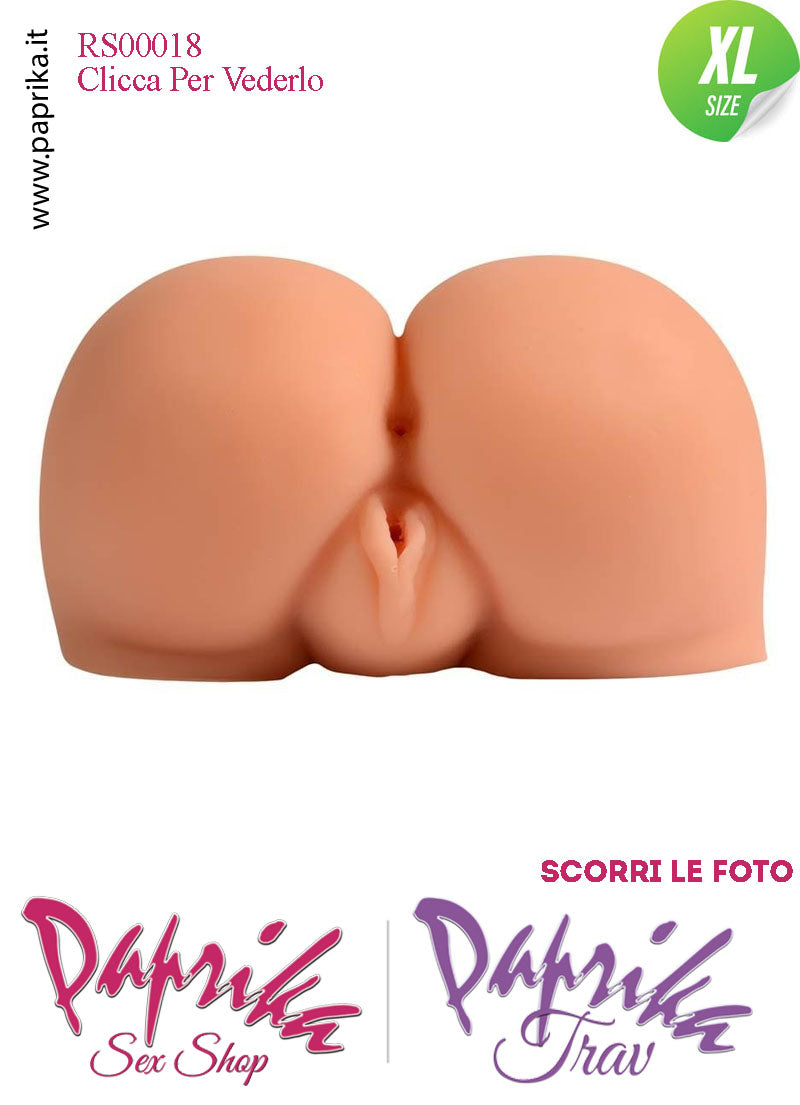 Vagina & Ano Masturbatore Pecorina Non Vibrante Realistica 27 cm