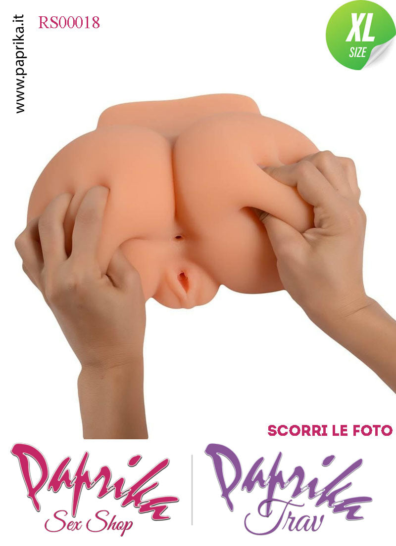 Vagina & Ano Masturbatore Pecorina Non Vibrante Realistica 27 cm