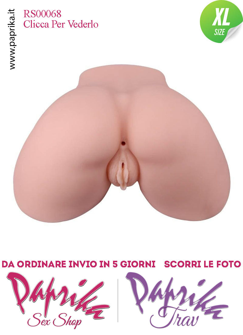 Vagina & Ano Masturbatore Pecorina Non Vibrante Realistica 25 cm