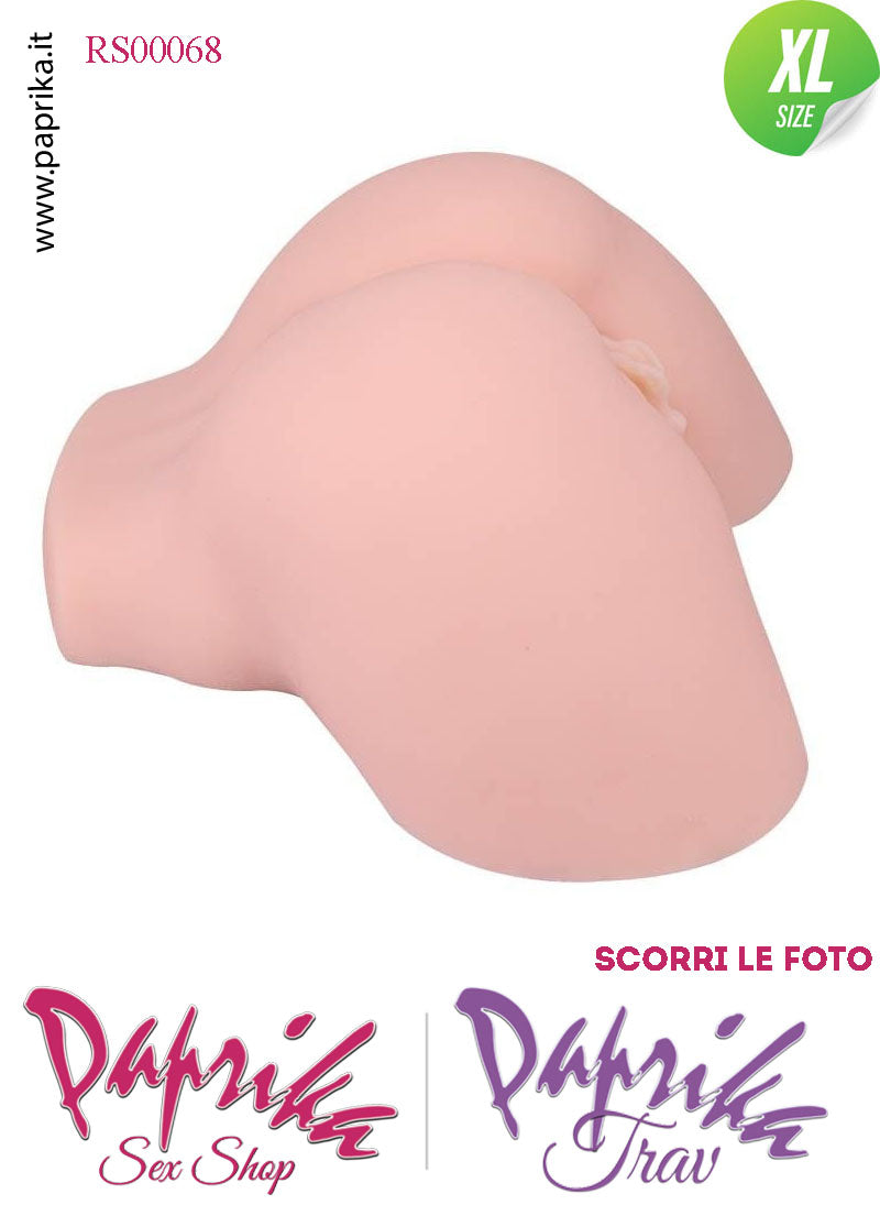 Vagina & Ano Masturbatore Pecorina Non Vibrante Realistica 25 cm