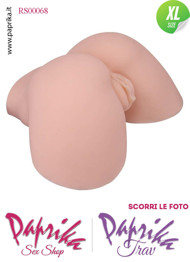 Vagina & Ano Masturbatore Pecorina Non Vibrante Realistica 25 cm