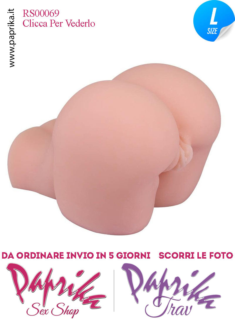 Vagina & Ano Masturbatore Pecorina Realistica 20 cm Non Vibrante