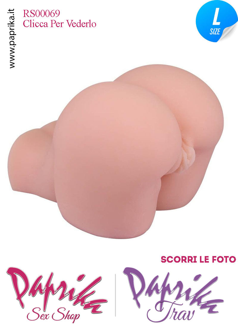 Vagina & Ano Masturbatore Pecorina Realistica 20 cm Non Vibrante