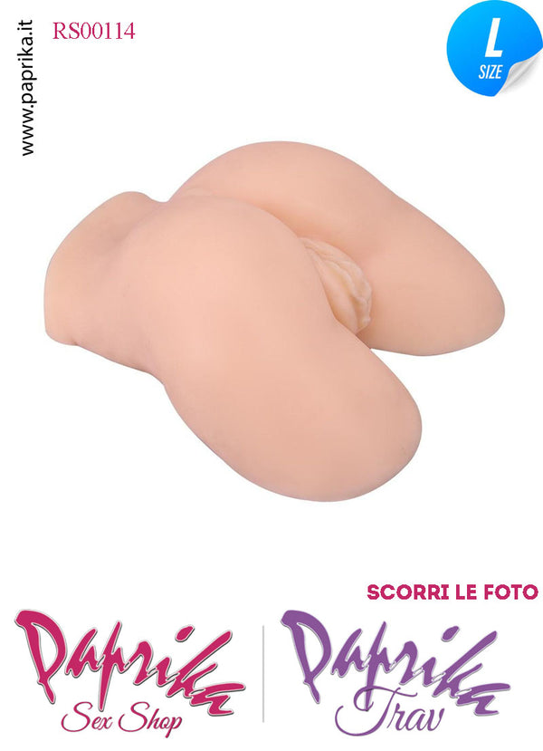 Vagina & Ano Masturbatore Pecorina Non Vibrante Realistica 25 cm