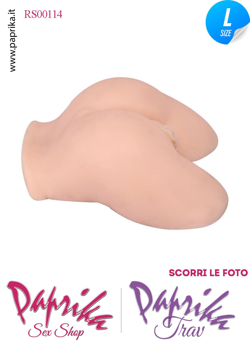 Vagina & Ano Masturbatore Pecorina Non Vibrante Realistica 25 cm