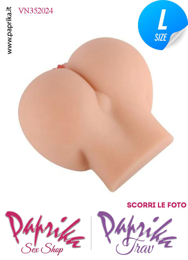 Vagina & Ano Masturbatore Pecorina Non Vibrante Realistica 21 cm