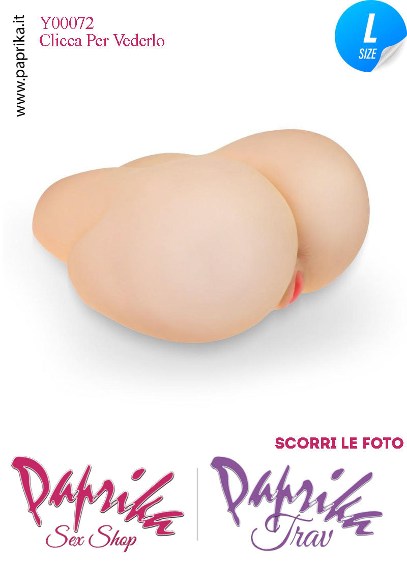 Vagina & Ano Masturbatore Pecorina 25 cm Realistica Non Vibrante