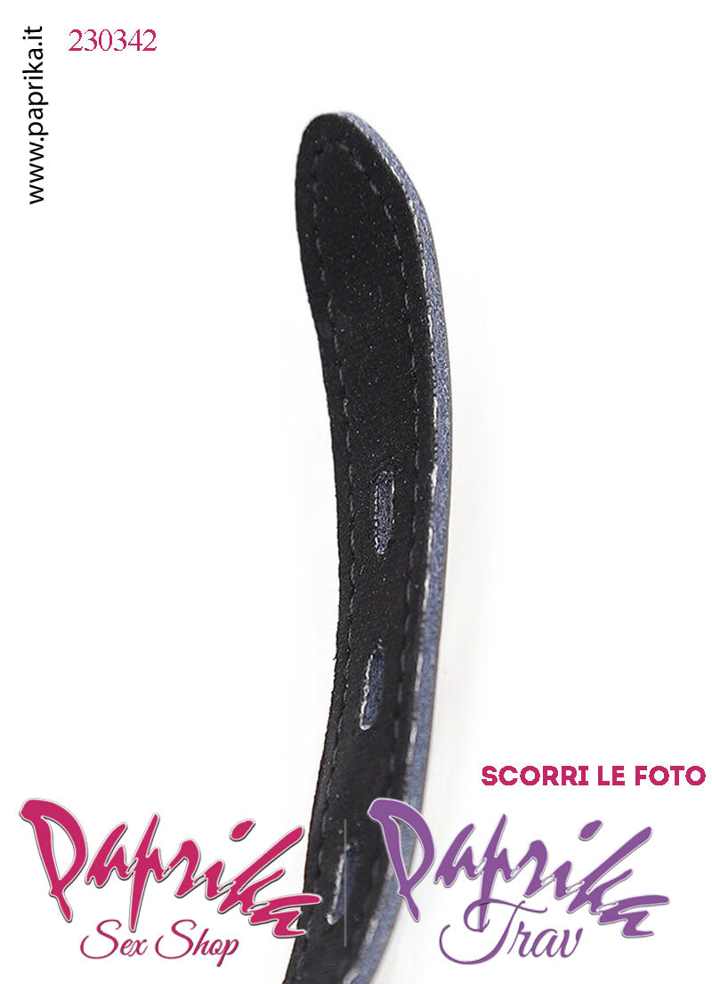 Ball Gag Nera Bocca Pallina Piena Silicone Ø 42 Cinturino EcoPelle Lucchetto Leggero