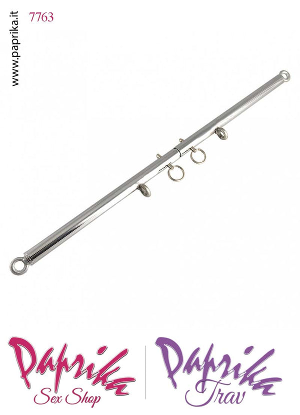 Barra Acciaio Bdsm Divaricatore Gambe Moschettoni Per Cavigliere Polsiere