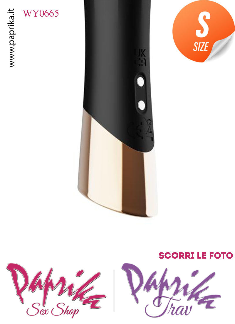 Stimolatore Vibratore Clitorideo 10 Velocità Sagomato Silicone 11 cm Ø 23