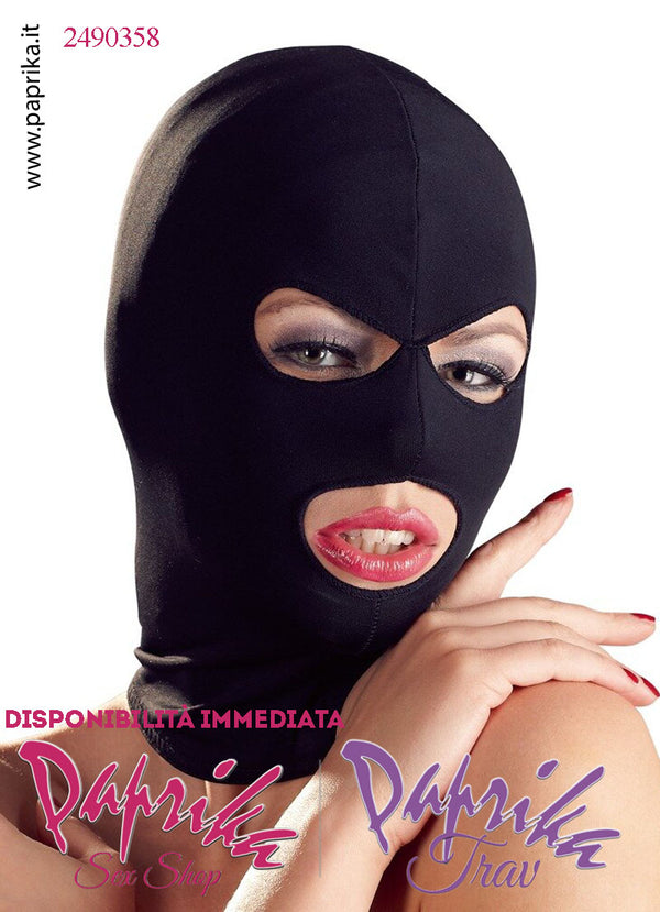 Cappuccio Lycra Unisex Occhi Bocca Aperti Senza Cerniera