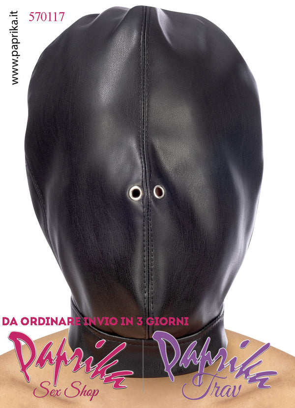 Cappuccio Bdsm Spandex Unisex Occhi Bocca Chiusi Forellini Naso