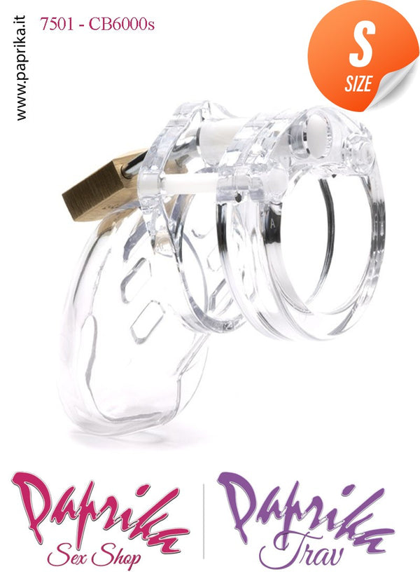 Cintura Di Castità Chastity Cage Maschile Policarbonato CB6000 Small
