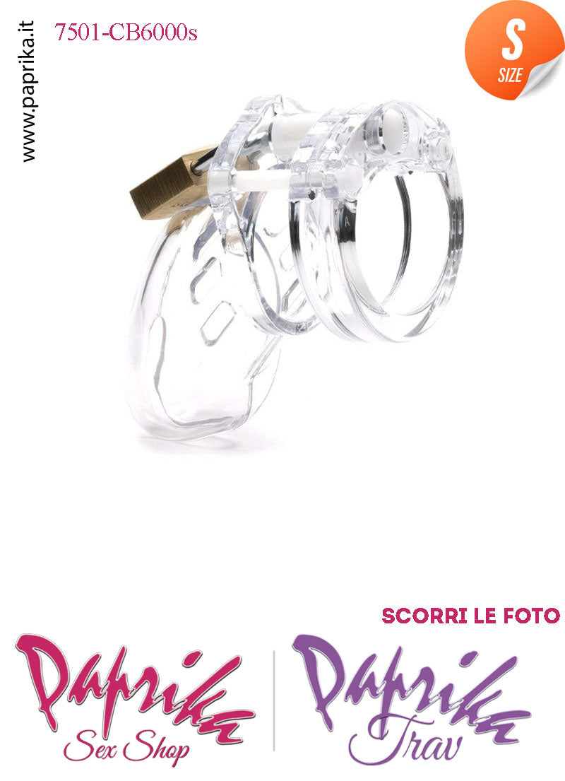 Cintura Di Castità Chastity Cage Maschile Policarbonato CB6000 Small