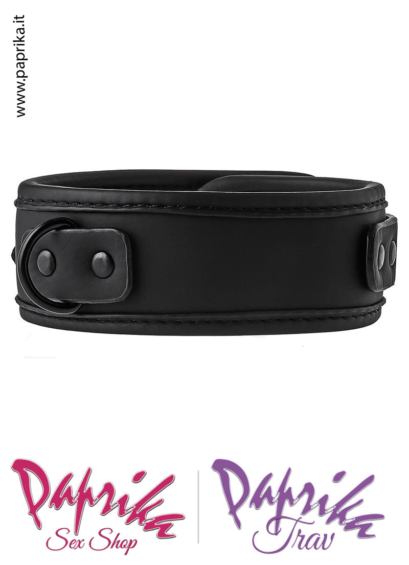 Collare Alto Neoprene Anello Centrale Guinzaglio Catena Lunga