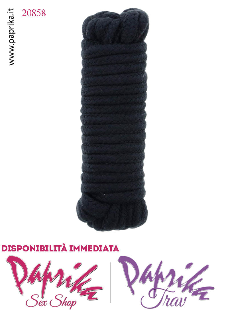 Corda Bondage Shibari Morbido Cotone 5 Metri Sottile Ø 5 mm