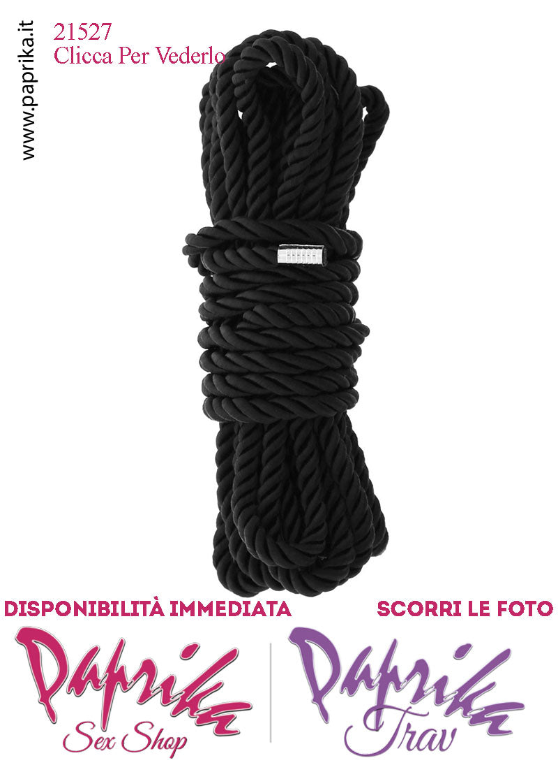 Corda Bondage Shibari Nylon Morbido 5 Metri Sottile Ø 6 mm