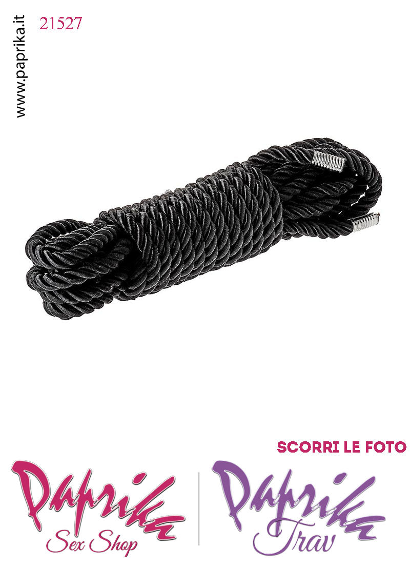 Corda Bondage Shibari Nylon Morbido 5 Metri Sottile Ø 6 mm