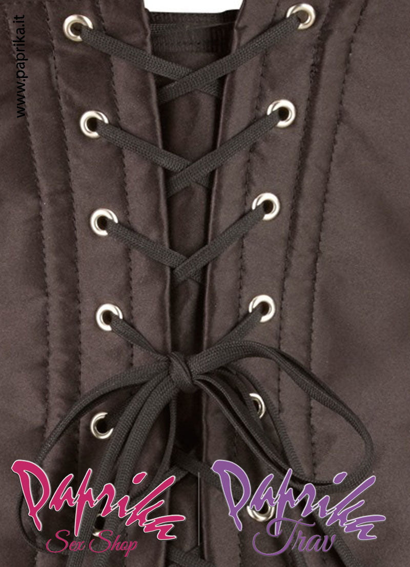 Corsetto Stringivita XL Alto Raso Chiusura Anteriore Gancetti Allacciatura Posteriore