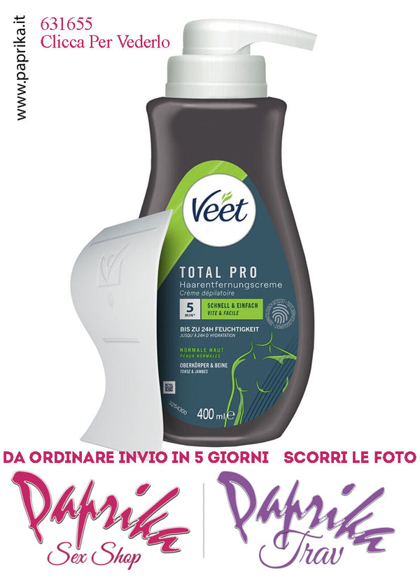 Crema Depilatoria Trav Corpo Gambe Rapida Accurata Spatola Dispenser 400 ml