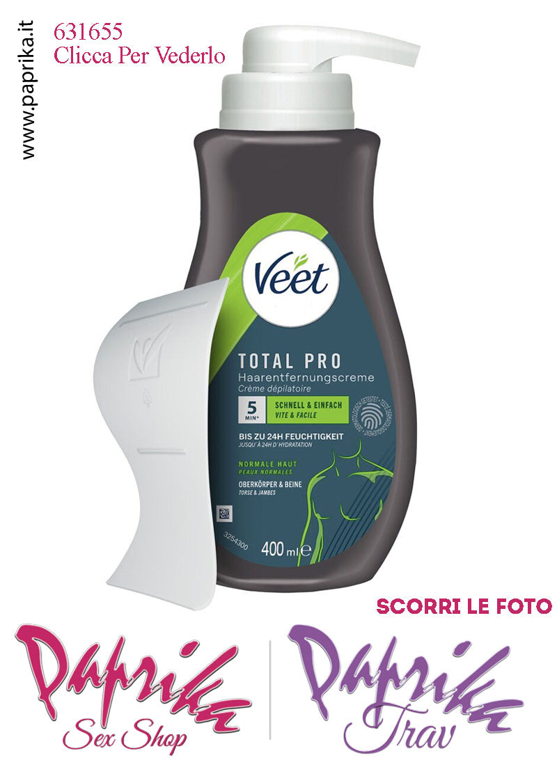 Crema Depilatoria Trav Corpo Gambe Rapida Accurata Spatola Dispenser 400 ml