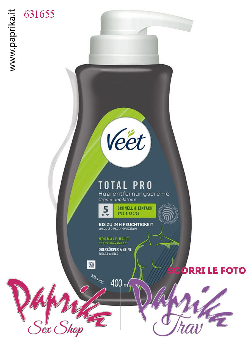 Crema Depilatoria Trav Corpo Gambe Rapida Accurata Spatola Dispenser 400 ml