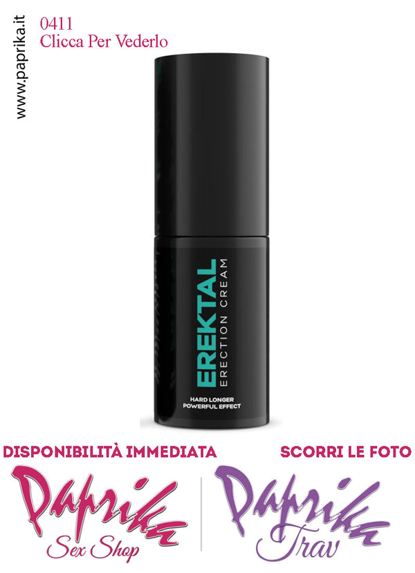Crema Stimolante Erezione Efficace Erektal Erection Cream 30 ml