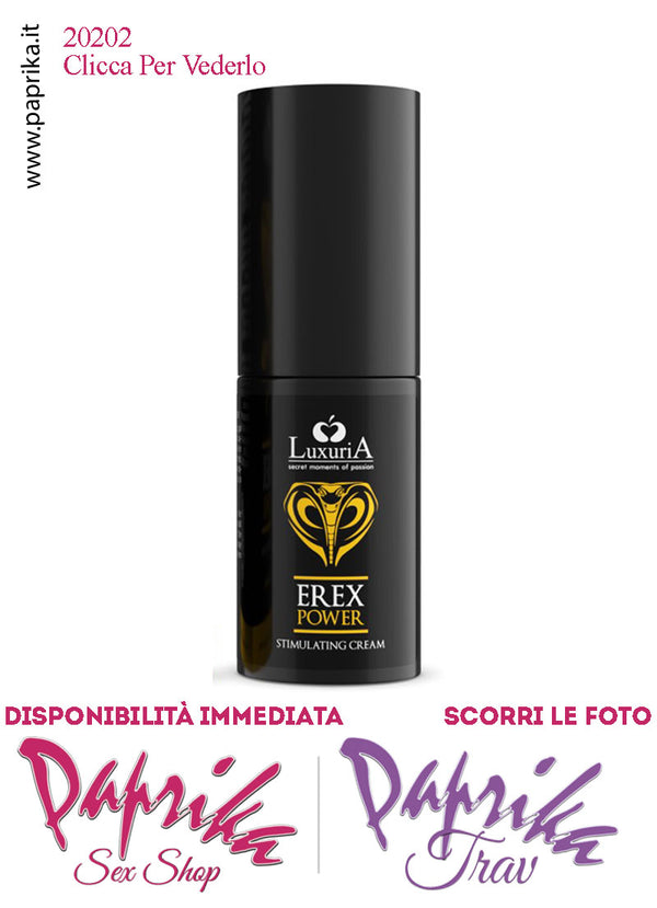 Crema Stimolante Erezione Efficace Erex Power Erection Cream 30 ml