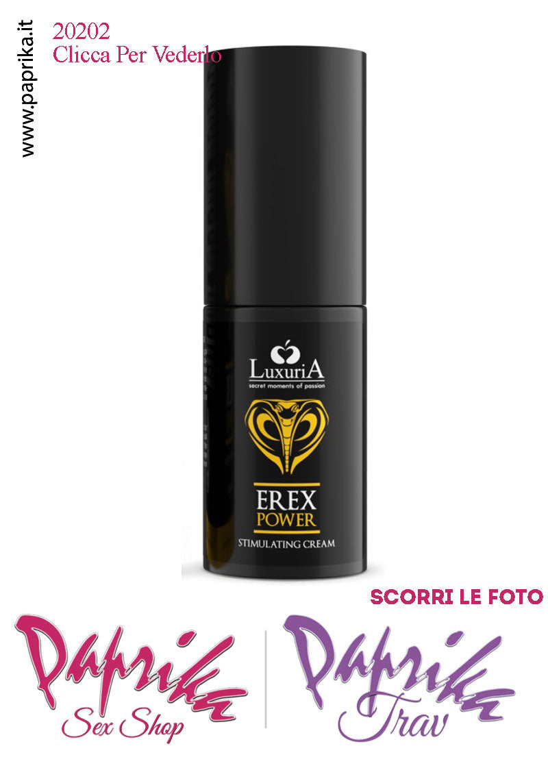 Crema Stimolante Erezione Efficace Erex Power Erection Cream 30 ml