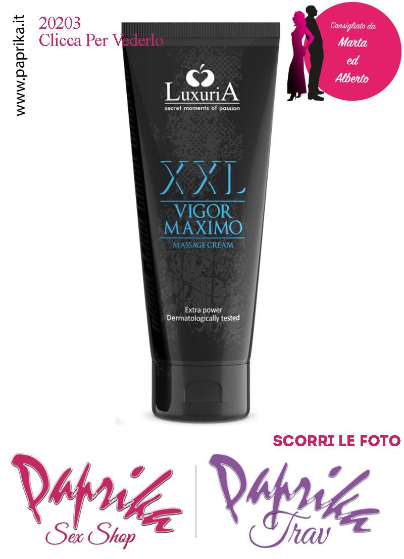 Crema Stimolante Volumizzante Sviluppante XXL Vigor Maximo