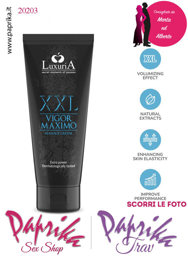 Crema Stimolante Volumizzante Sviluppante XXL Vigor Maximo
