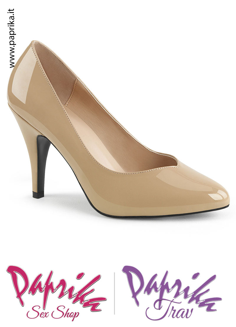 Décolleté Sexy Vernice Lucida Tacco 10 Senza Zeppa Senza Cinturino