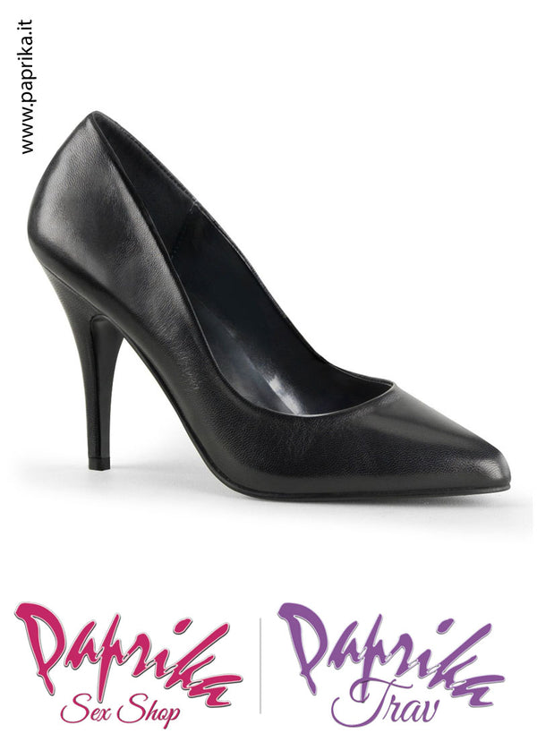 Décolleté Sexy Ecopelle Opaca Tacco 10.2 Largo Senza Zeppa