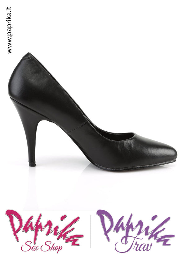 Décolleté Sexy Ecopelle Opaca Tacco 10.2 Largo Senza Zeppa