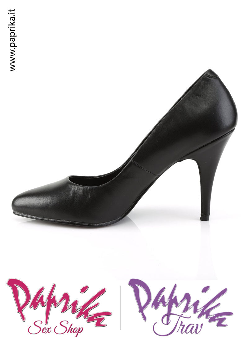 Décolleté Sexy Ecopelle Opaca Tacco 10.2 Largo Senza Zeppa