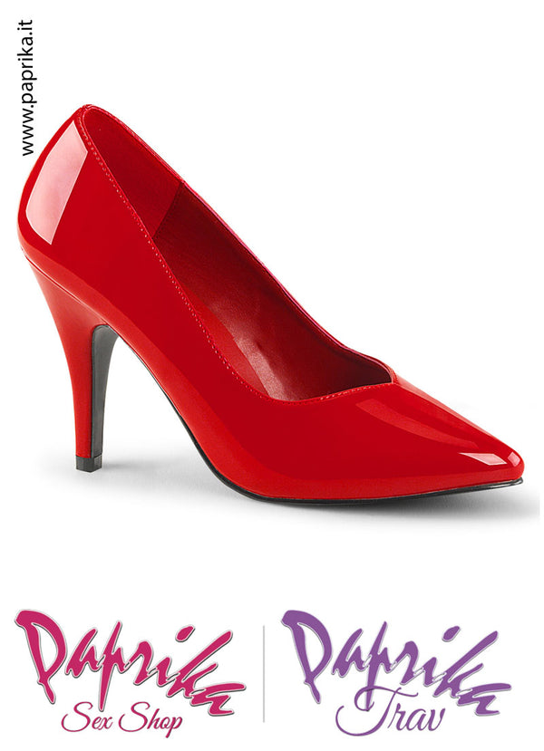 Décolleté Sexy Vernice Lucida Tacco 10 Senza Zeppa Senza Cinturino