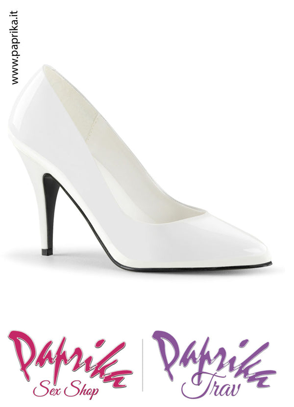 Décolleté Sexy Vernice Lucida Tacco 10.2 Largo Senza Zeppa