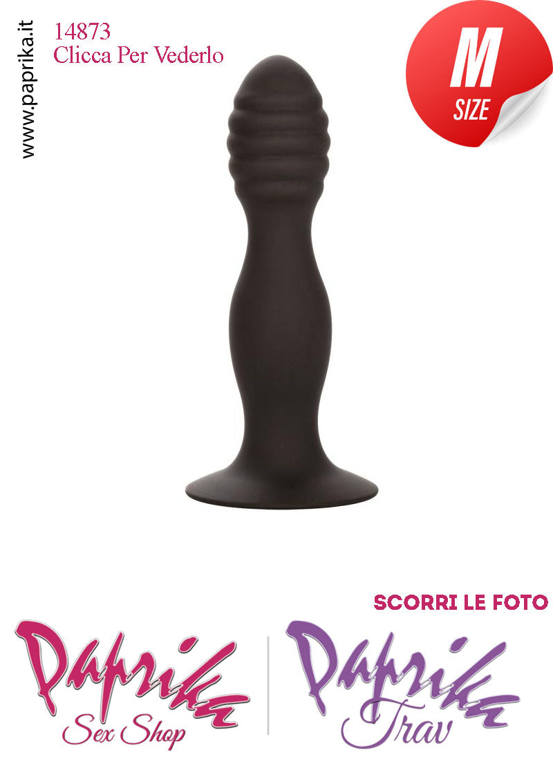 Dildo Anale Vaginale Medio Non Vibrante 16 cm Ø 33 Sagomato Ventosa