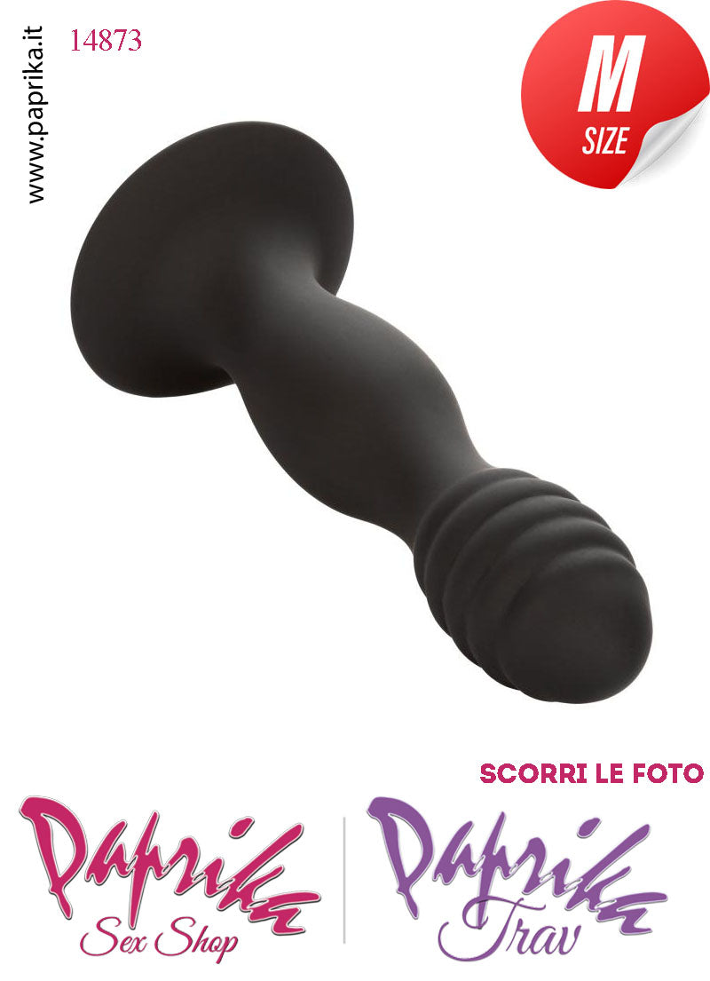 Dildo Anale Vaginale Medio Non Vibrante 16 cm Ø 33 Sagomato Ventosa