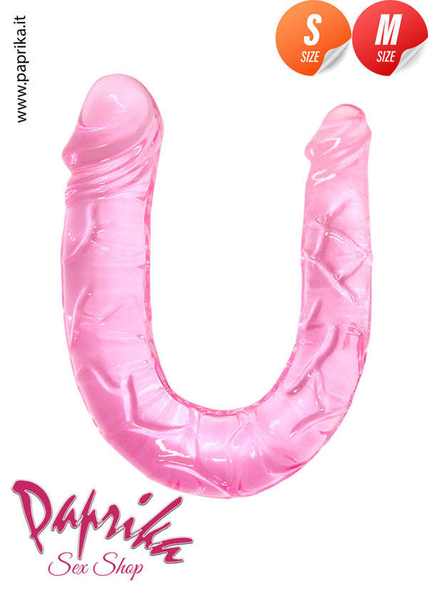 Dildo Fallo Doppia Penetrazione Pvc 11/12 cm Ø 22 Ø 34