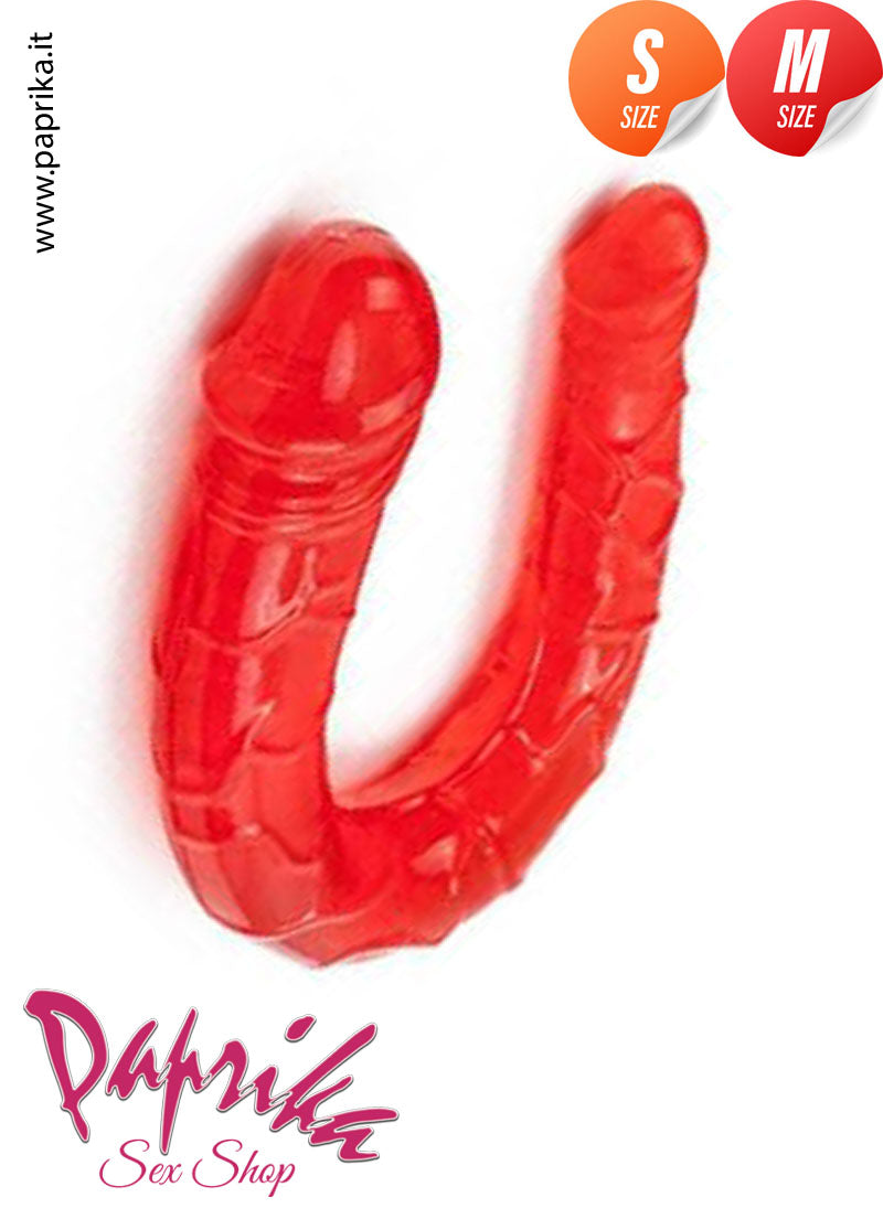 Dildo Fallo Doppia Penetrazione Pvc 11/12 cm Ø 22 Ø 34